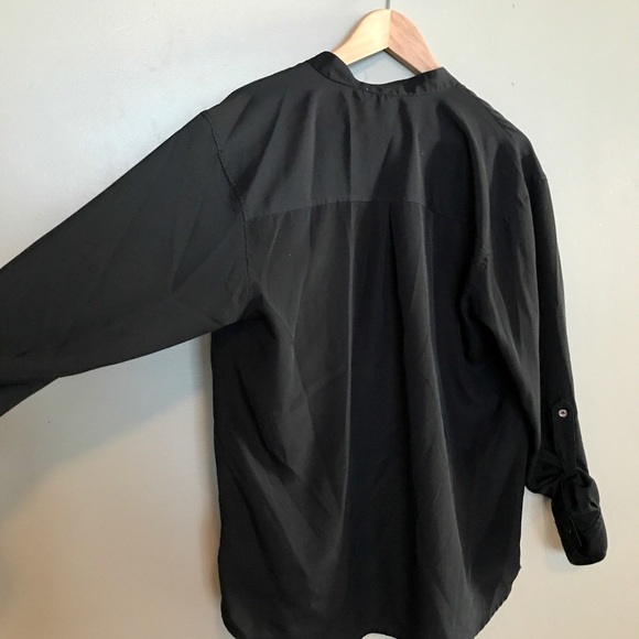 MICHEAL KORS black chic blouse - Picture 5 of 6